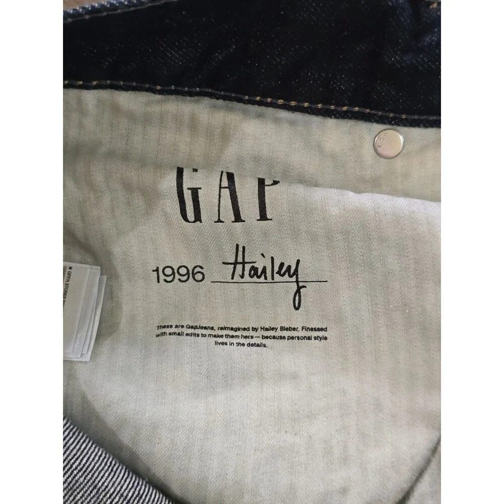GAP x Hailey Bieber 1996 Extra Baggy Jean Womens 31 12R Dark Wash NWT